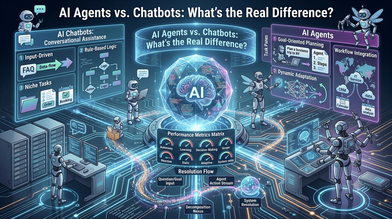 AI Agents vs. Chatbots: What's the Real Difference?
